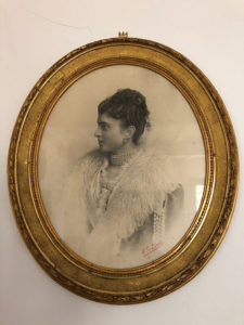 Princess Antinori-Aldobrandini, 1870-1933, last owner of the villa